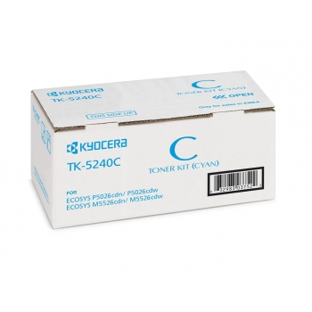 Тонер-картридж Kyocera TK-5240C для P5026cdn/cdw, M5526cdn/cdw (1T02R7CNL0) Тонер-картридж Kyocera TK-5240C для P5026cdn/cdw, M5526cdn/cdw (1T02R7CNL0)